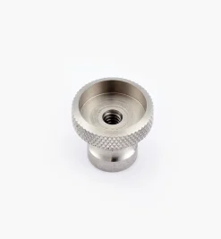 Lee Valley Knobs>Veritas Stainless-Steel Knurled Insert Knobs