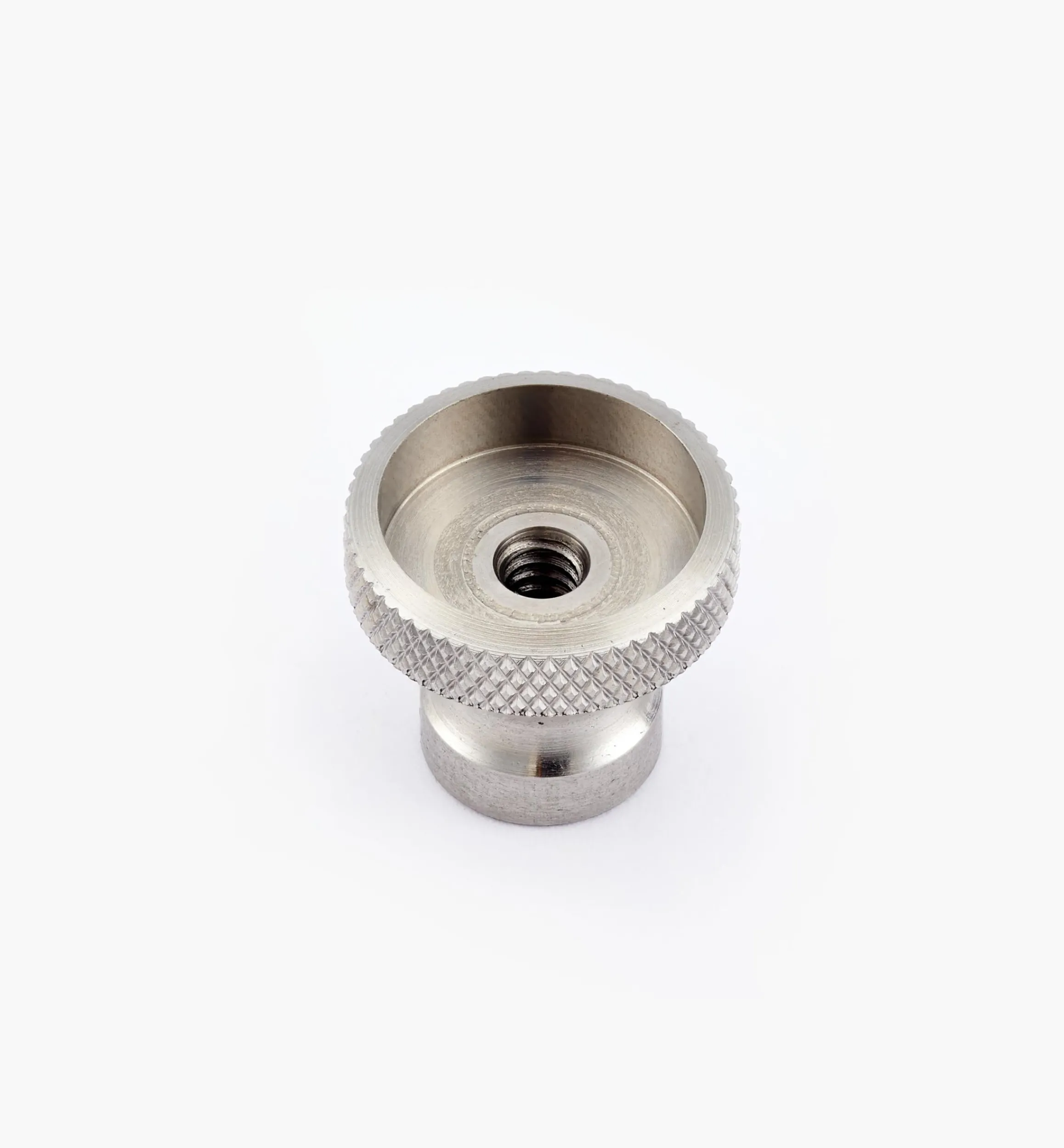 Lee Valley Knobs>Veritas Stainless-Steel Knurled Insert Knobs
