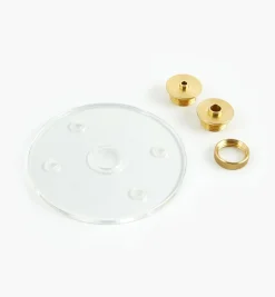 Lee Valley Routing>Veritas Template Bushings & Base Plate For Rotary Tool Plunge Base