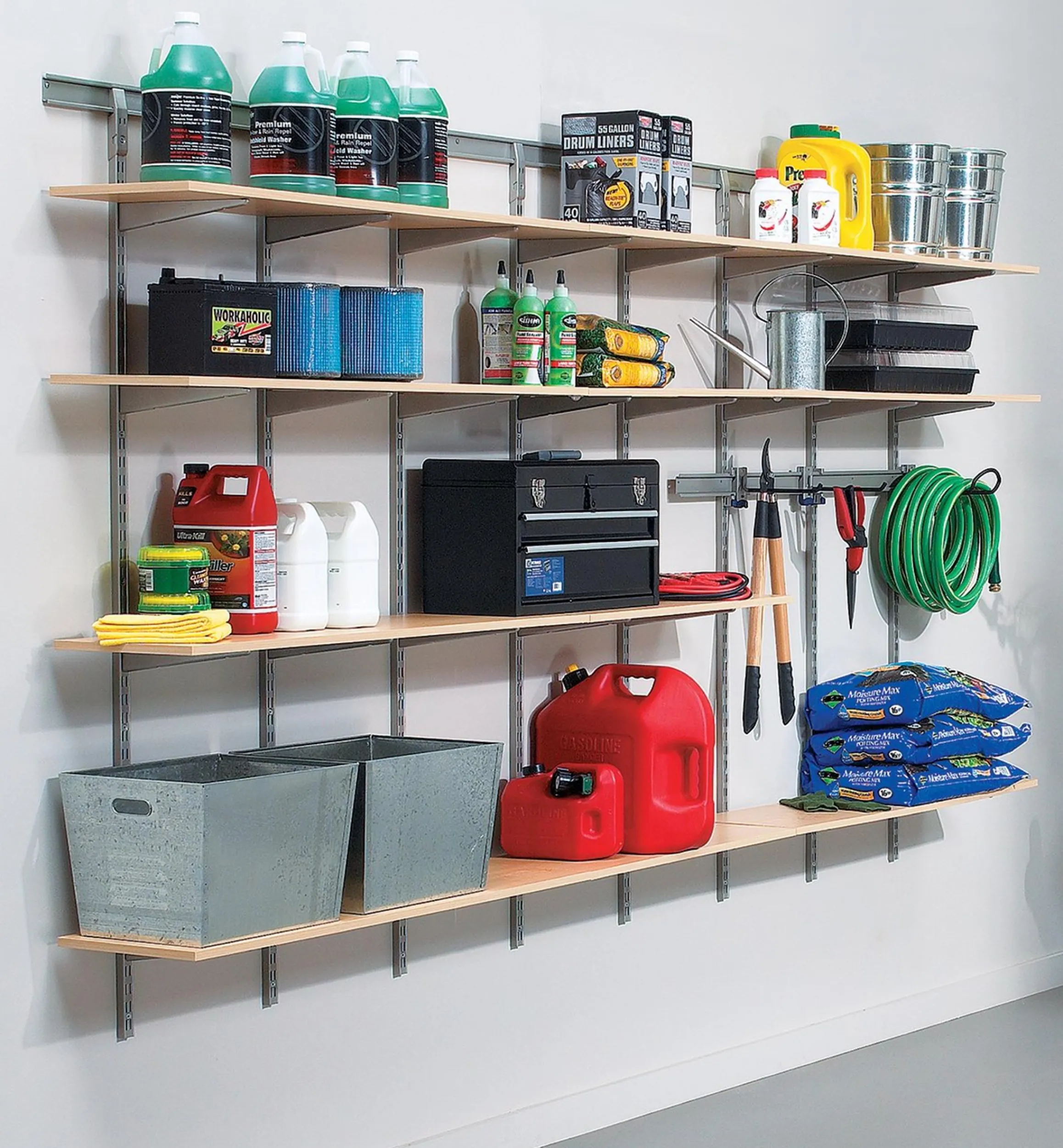 Lee Valley Storage Organization>Wall Standards For Matrix Storage System