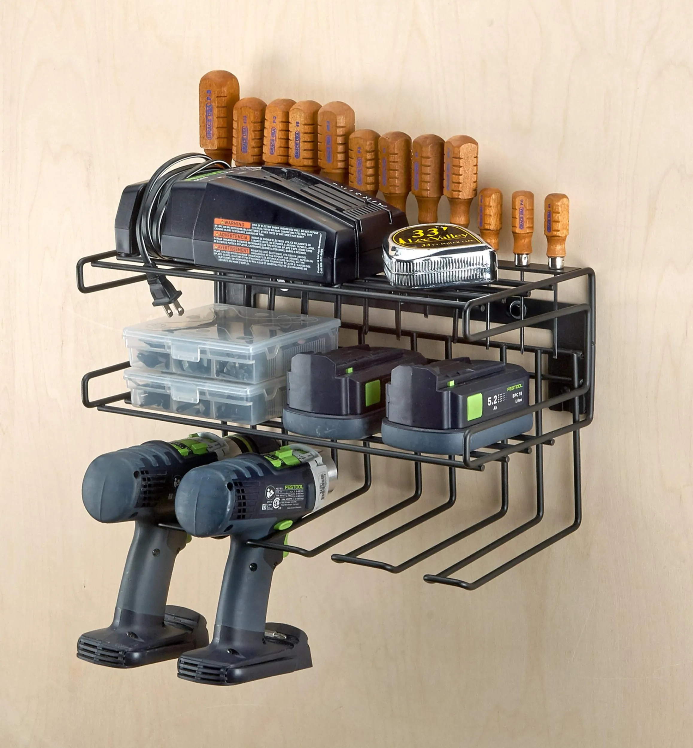 Lee Valley Workshop>Wall-Mount Tool Storage Rack