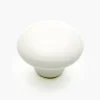 Lee Valley Knobs>White Ceramic Knob