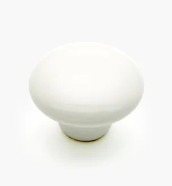 Lee Valley Knobs>White Ceramic Knob