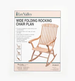 Lee Valley Plans>Wide Folding Rocking Chair Plan