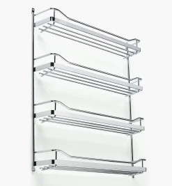 Lee Valley Kitchen Hardware>Wide Four-Shelf Screw-Mount Spice Rack