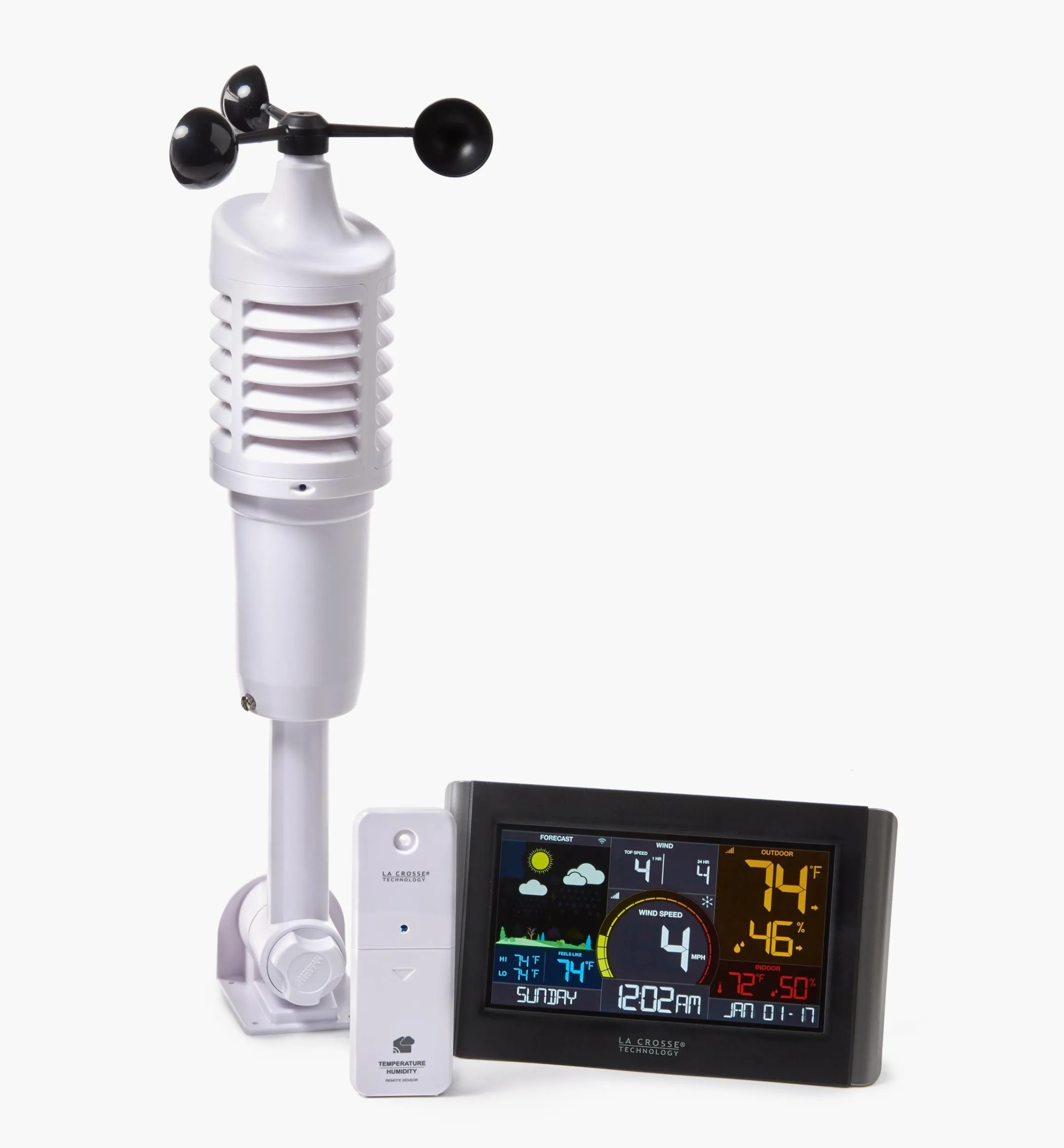 Lee Valley Weather Measurement>Wi-Fi Weather Station With Wind