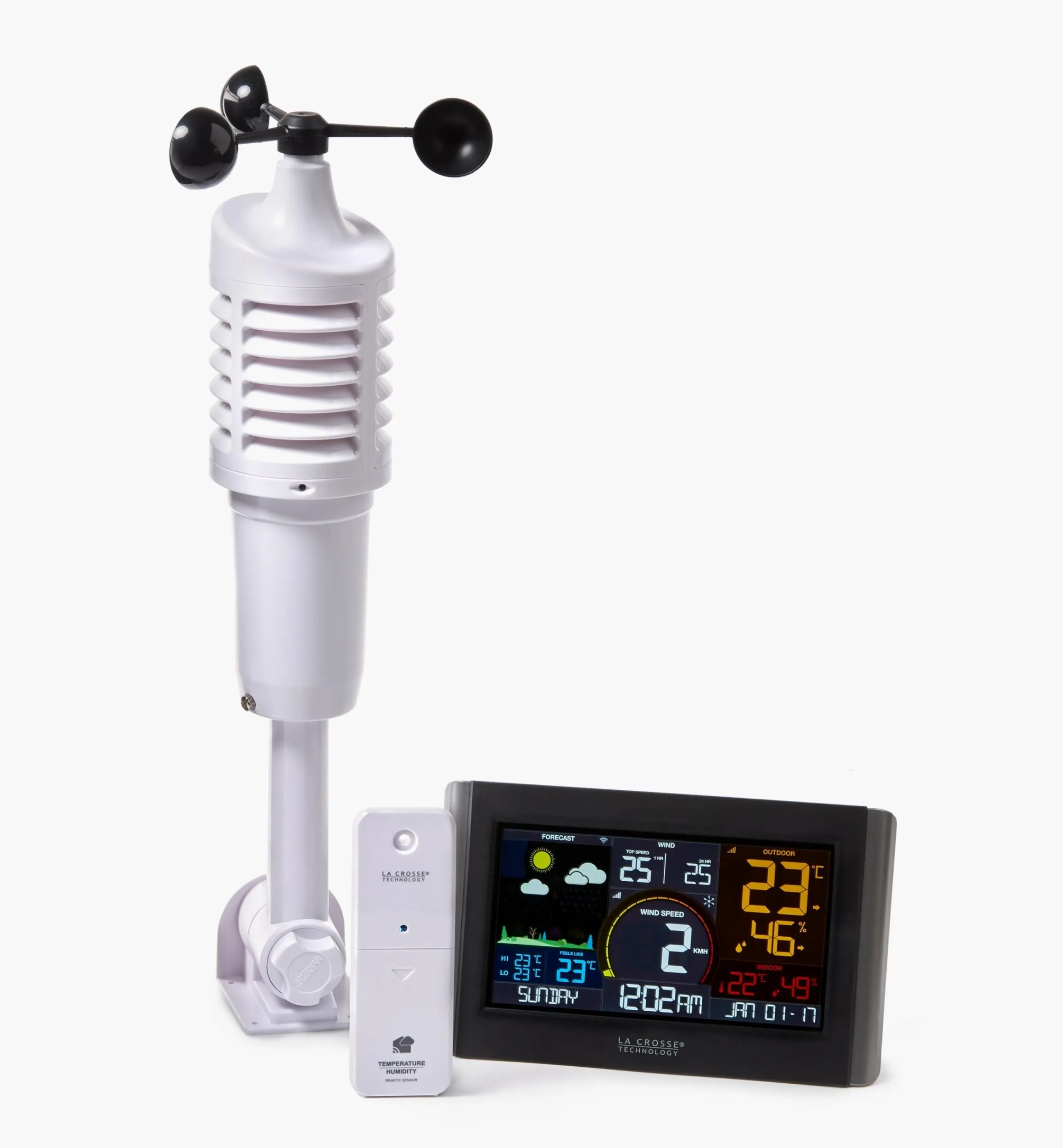 Lee Valley Weather Measurement>Wi-Fi Weather Station With Wind