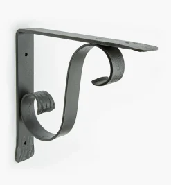 Lee Valley Storage Organization>Wrought-Iron Scroll Shelf Bracket