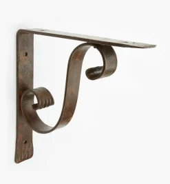 Lee Valley Storage Organization>Wrought-Iron Scroll Shelf Bracket