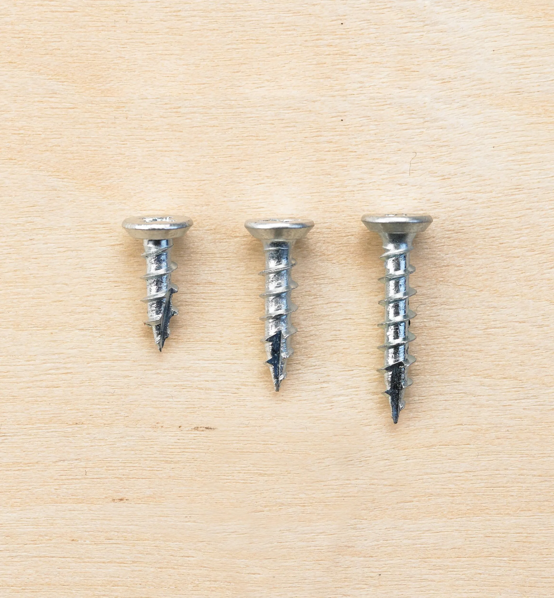 Lee Valley Screws>Zinc-Plated Hinge Screws