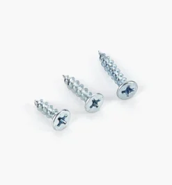 Lee Valley Screws>Zinc-Plated Hinge Screws